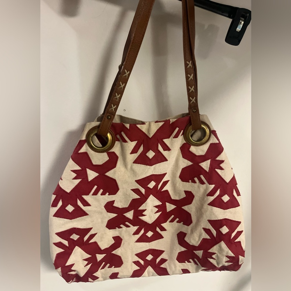 Aztec Canvas Lucky Brand Tote